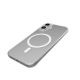 8. Puro Lite Mag TPU+PC Hülle kompatibel mit MagSafe für iPhone 17 - Transparent mit weißem Ring