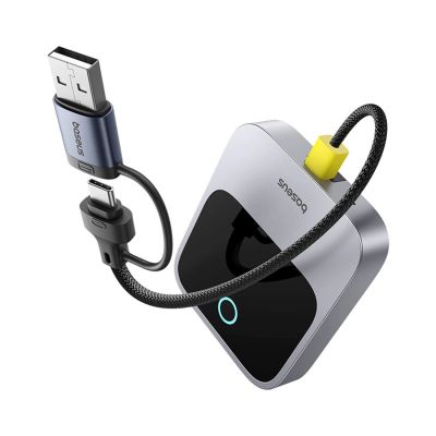 4. Baseus SafeJourney Series Wireless CarPlay Adapter – Grau
