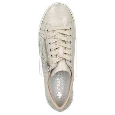 25. Rieker W RKR694 bequeme Lederschuhe, beige