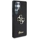 4. Guess Fixed Glitter Big 4G Metal Logo Hülle für Samsung Galaxy S25 Ultra schwarz
