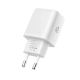 5. Tech-Protect NCA30 PD 30W QC3.0 USB-A / USB-C Wandladegerät + USB-C / Lightning Kabel 100cm - Weiß