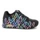 6. SKECHERS UNO-SPREAD THE LOVE SCHWARZ/LILA/TÜRKIS 155507-BPTQ