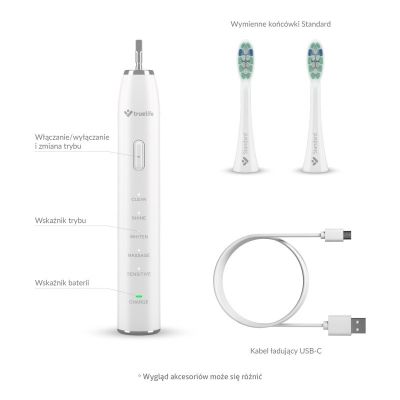 6. TrueLife SonicBrush Clean30 White Schallzahnbürste