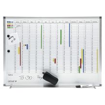 Genie 11512 Magnettafel und Zubehör 770 x 560 mm Weiß