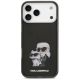 3. Karl Lagerfeld IML Aquarelle Karl & Choupette & Logo MagSafe Case für iPhone 17 Pro Max - Schwarz