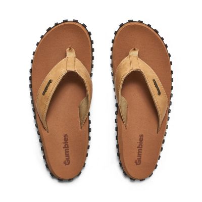 Flip-Flops Gumbies Vegovert Flip-Flops Unisex Tan M GU-FFVEG128