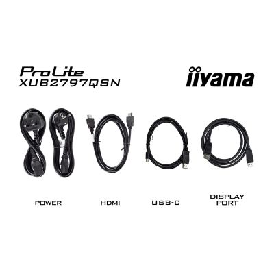 10. IIYAMA-Monitor 68,5 cm (27 Zoll) XUB2797QSN-B2 16:9 HDMI+DP+USB-C