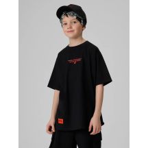 Locker geschnittenes Jungen-T-Shirt mit Aufdruck 4F 4FJRSS26TTSHM3835-20S
