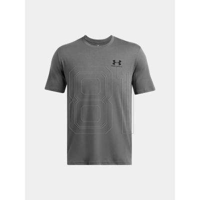 7. Under Armor Left Chest Logo T-shirt M 1326799-025