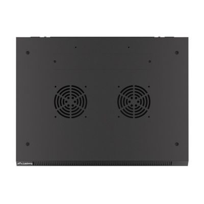 3. Lanberg WF01-6422-10B Rack-Schrank (22 HE; 1082 mm / 600 mm / 450 mm; Wandmontage; aufklappbar; 19 Zoll; schwarz)