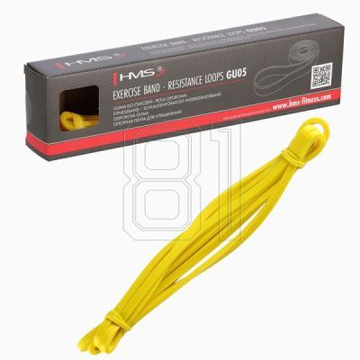 5. Übungsbänder HMS GU05 GELB 6,4 x 4,5 x 2080 MM 17-33-020