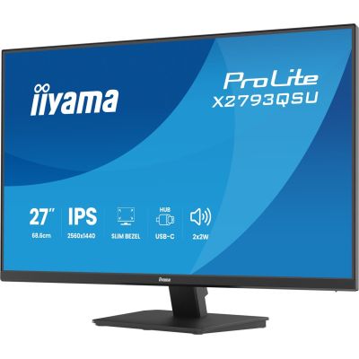 5. iiyama ProLite X2793QSU-B1 Computermonitor 68,6 cm (27") 2560 x 1440 px Quad HD LED Schwarz