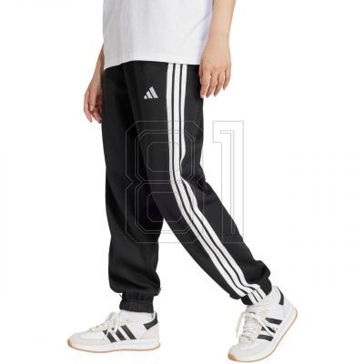 2. adidas Essentials 3-Streifen Fleece Loose-Fit Hose W JE1276