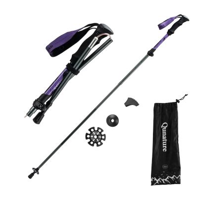 Qunature Nordic Walking Trekkingstock Aluminium 110 – 130 cm 1 Stk. - Lila