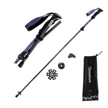 Qunature Nordic Walking Trekkingstock Aluminium 110 – 130 cm 1 Stk. - Lila