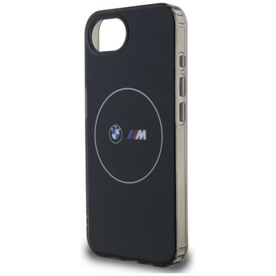 6. BMW IML Metal White Circle MagSafe iPhone 16e Hülle - Schwarz