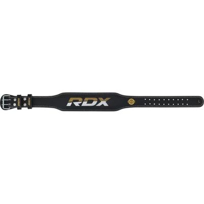 11. 4" GOLDENER BODYBUILDING-GÜRTEL AUS LEDER FÜR ÜBUNGEN - RDX S