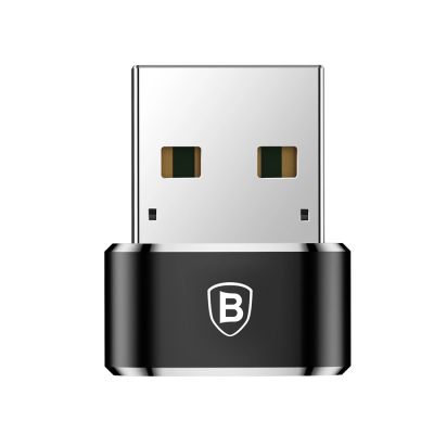 2. Baseus Mini USB-C-zu-USB-A-Adapter – Schwarz