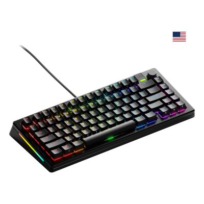 6. Glorious Gaming GMMK 3 PRO 75% vorgefertigte USB-Tastatur QWERTY US-Englisch Schwarz