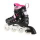 4. NH10905 4in1 PINK LED GRÖSSE S (31-34) ROLLERSCHUHE MIT DIMENSIONALEM HOCKEYBLATT NILS EXTREME