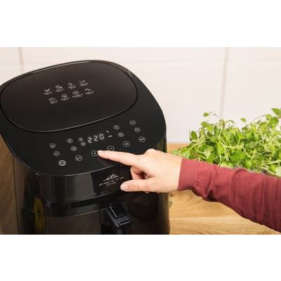 12. Eta Fritta Digi Doppel-Heißluftfritteuse 7,2 l, autonom, 1800 W, Schwarz
