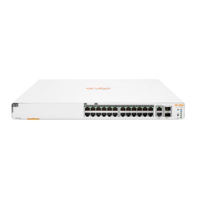 8. Aruba Instant On 1960 24G 20p Class4 4p Class6 PoE 2xGT 2SFP+ 370W Managed L2+ Gigabit Ethernet (10/100/1000) PoE-Unterstützung 1U Weiß