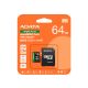 21. ADATA Speed Plus MicroSDXC 64 GB Klasse 3 UHS-I/U3 A2 V30