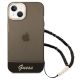 2. Guess GUHCP14SHGCOHK iPhone 14 6.1 "schwarz / schwarzes Hardcase Translucent Pearl Strap