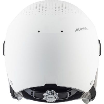 2. ALPINA ARBER VISOR Q-LITE WEISS Skihelm 54-58