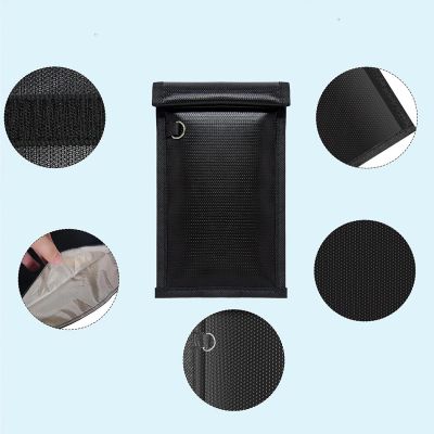 3. Feuerfeste RFID-Handyhülle OTN-27 mit Signalblocker 27 x 12,3 cm – Schwarz
