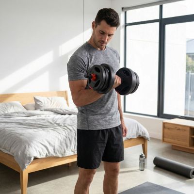 7. BODY SCULPTURE VERSTELLBARE HANTEL BW 752H 10KG