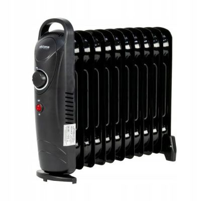 VOLTENO Ölkühler 11-Lamellen 1200W Schwarz