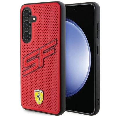 Ferrari Big SF Perforierte Hülle für Samsung Galaxy S24+ - rot