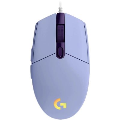 5. Logitech G102 Lightsy Purple USB-Maus 910-005854