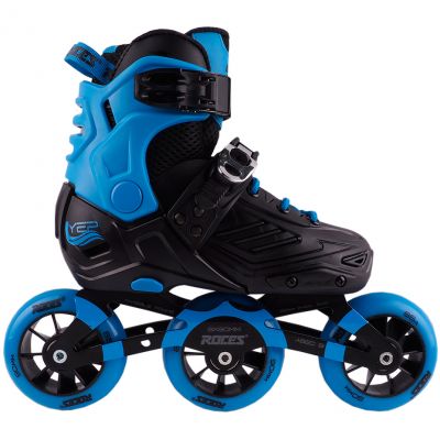 2. Roces Yep 3x90 Tif Rollerblades Schwarz und Blau 400853 00001