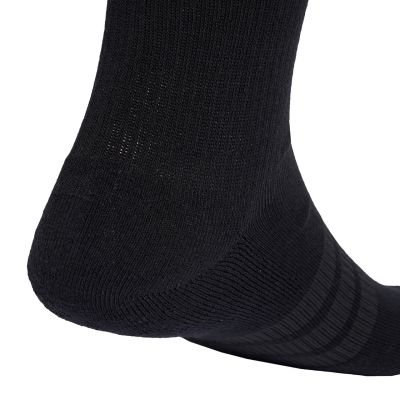 4. Adidas gepolsterte Crew-Socken, 6 Paar, Schwarz, KE5499