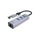 Conceptronic ABBY25G Dockingstation, kabelgebunden, USB 3.2 Gen 1 (3.1 Gen 1), Typ-A + Typ-C, Grau