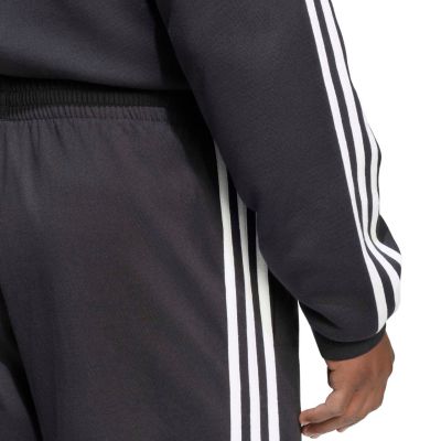 5. adidas Essentials Herren-Trikothose mit 3 Streifen, Single Jersey, Schwarz, KY6611