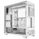4. Antec Flux Pro Full-Tower E-ATX PC-Gehäuse, gehärtetes Glas – Weiß