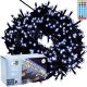 Solar-Lichterkette mit 240 LEDs und 13 Funktionen, weiß