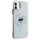 4. Karl Lagerfeld IML Metal Choupette Head MagSafe iPhone 11 Hülle - Weiß
