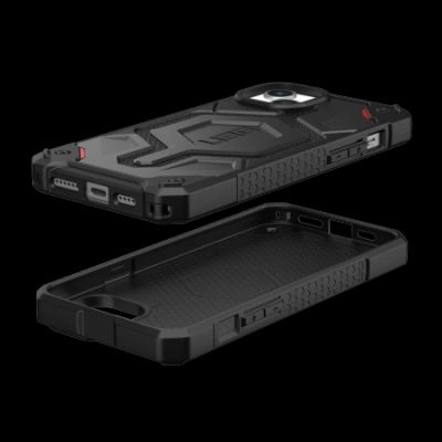 3. UAG Monarch Hülle für iPhone 15 Plus – schwarzes Kevlar