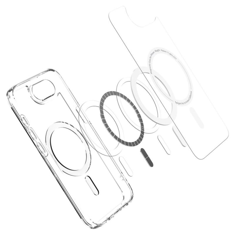 9. Spigen Ultra Hybrid MagSafe Hülle für iPhone 16e / 17e – Transparent