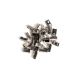 2. RJ45 (8P8C) Durchgangsstecker, Kat. 6, geschirmt, AWG 26-24, Packung mit 100 Stück.