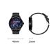 15. Rubicon RNCF35 SCHWARZES Damen-Smartwatch-Armband + Armband