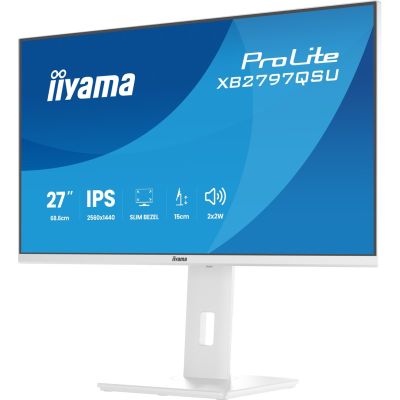 14. iiyama ProLite XB2797QSU-W1 Computermonitor 68,6 cm (27") 2560 x 1440 px Quad HD LED Weiß