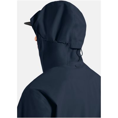 4. Herren-Regenjacke ODLO ESSENTIAL 2.5L WATERPROOF Jacket Hardshell, marineblau