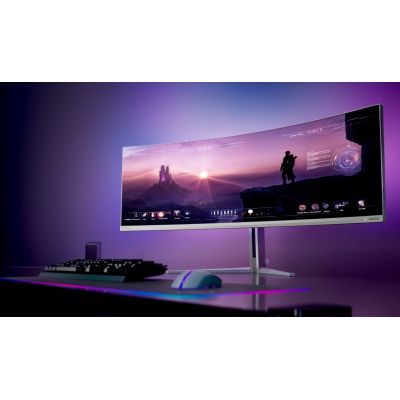 163. Philips Evnia 8000 49M2C8900/00 Computermonitor 124,2 cm (48,9 Zoll) 5120 x 1440 Pixel Dual QHD QDOLED Weiß