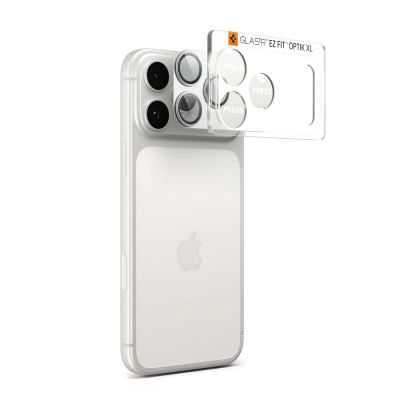 2. Spigen Optik Pro XL Kameralinsenglas für iPhone 17 Pro – Silber