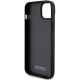 7. BMW Perforierte Tricolor Line Hülle für iPhone 15 Plus / 14 Plus – Schwarz
